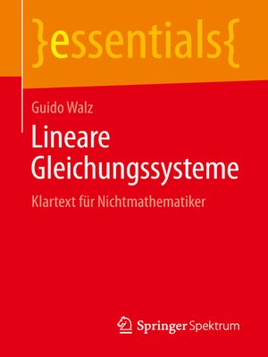 cover image of Lineare Gleichungssysteme